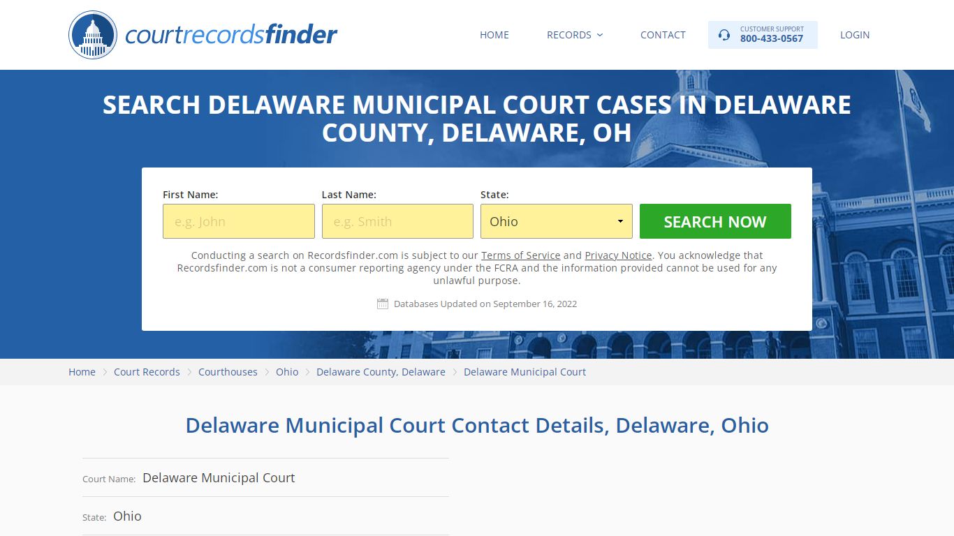 Delaware Municipal Court Case Search - Delaware County, OH - RecordsFinder